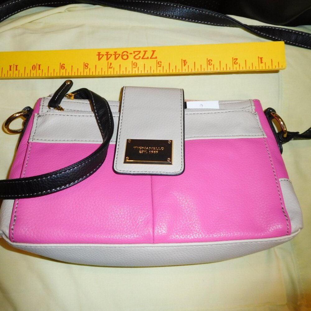 TIGNANELLO PINK/SAND SOCIAL STATUS X-BODY PURSE